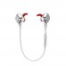 REMAX - Sports Magnet Wireless Bluetooth 4.1 Headset Can Answer Phone Stereo Headphone Mic Earphones Noise Cancelling RM-S2 - White